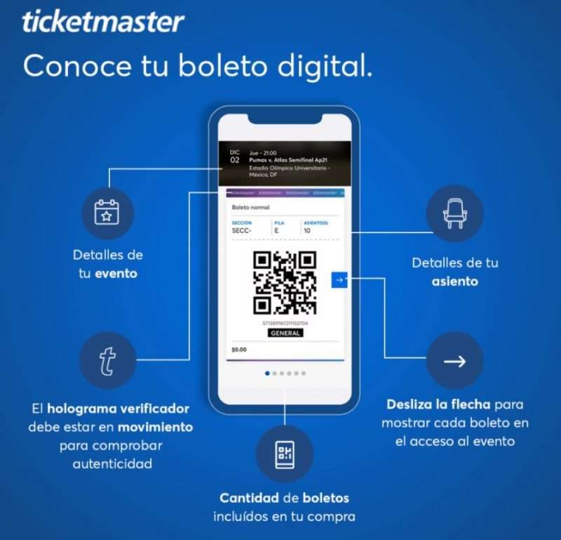¿Cómo saber si un boleto digital de Ticketmaster es falso?