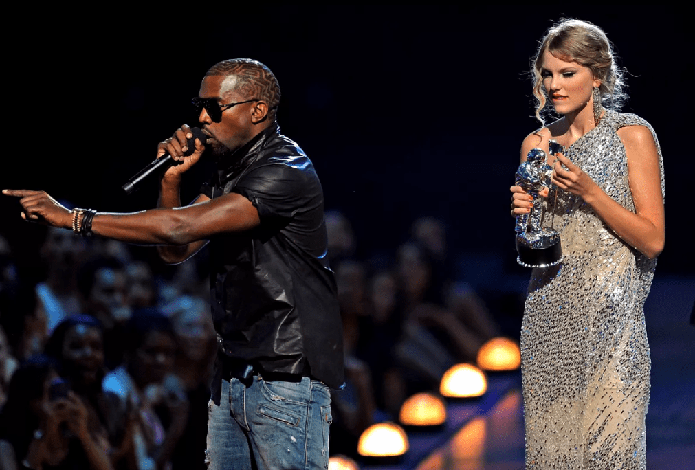 Taylor Swift vs Kanye West y Kim Kardashian